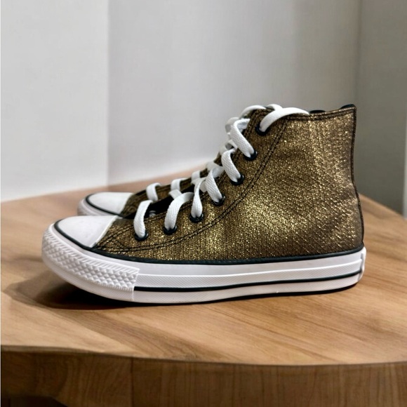 Converse Chuck Taylor All Star Sparkle, Big Kids Size 3.5 - Picture 1 of 9